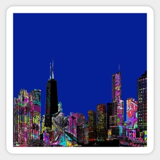 Chicago in graffiti Sticker